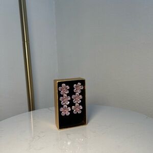 Elegant Floral Pink Earrings